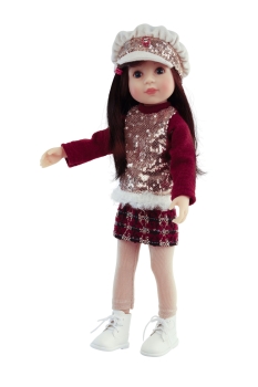 Kleidung zu Puppe Yella 46 cm Glitterlook